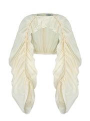 WAYT Convertible Ruched Bolero