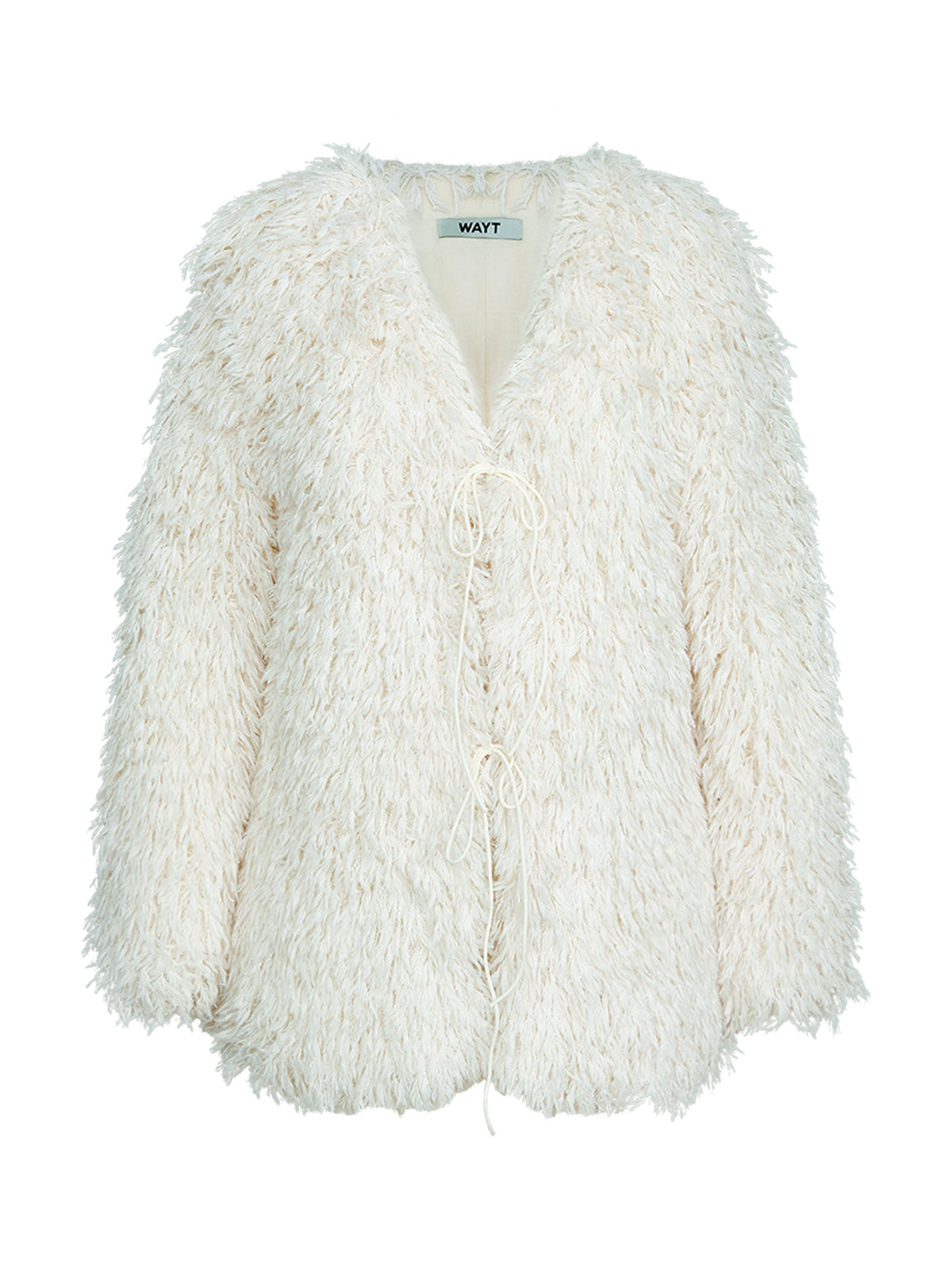 WAYT Impresario Feather-Textured Ceket