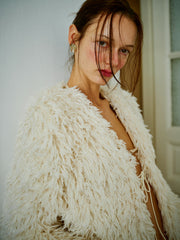 WAYT Impresario Feather-Textured Ceket