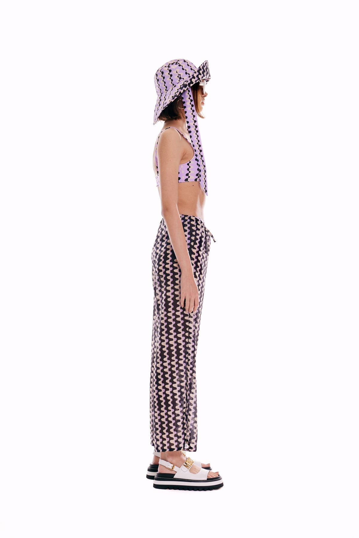 WAYT Sonic Adventure Sound Waves Print Beach Pant
