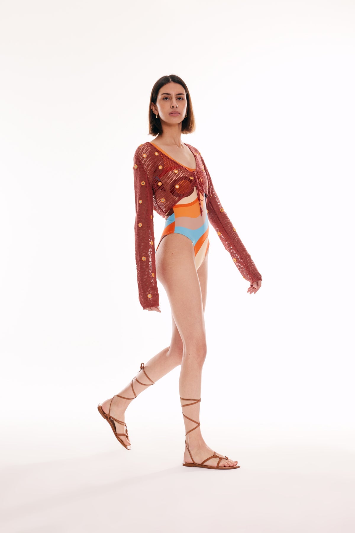 WAYT Mars Print Recycled Swimsuit
