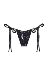 WAYT Space Babe Celestial and Zodiac Print Recycled Bikini Bottom