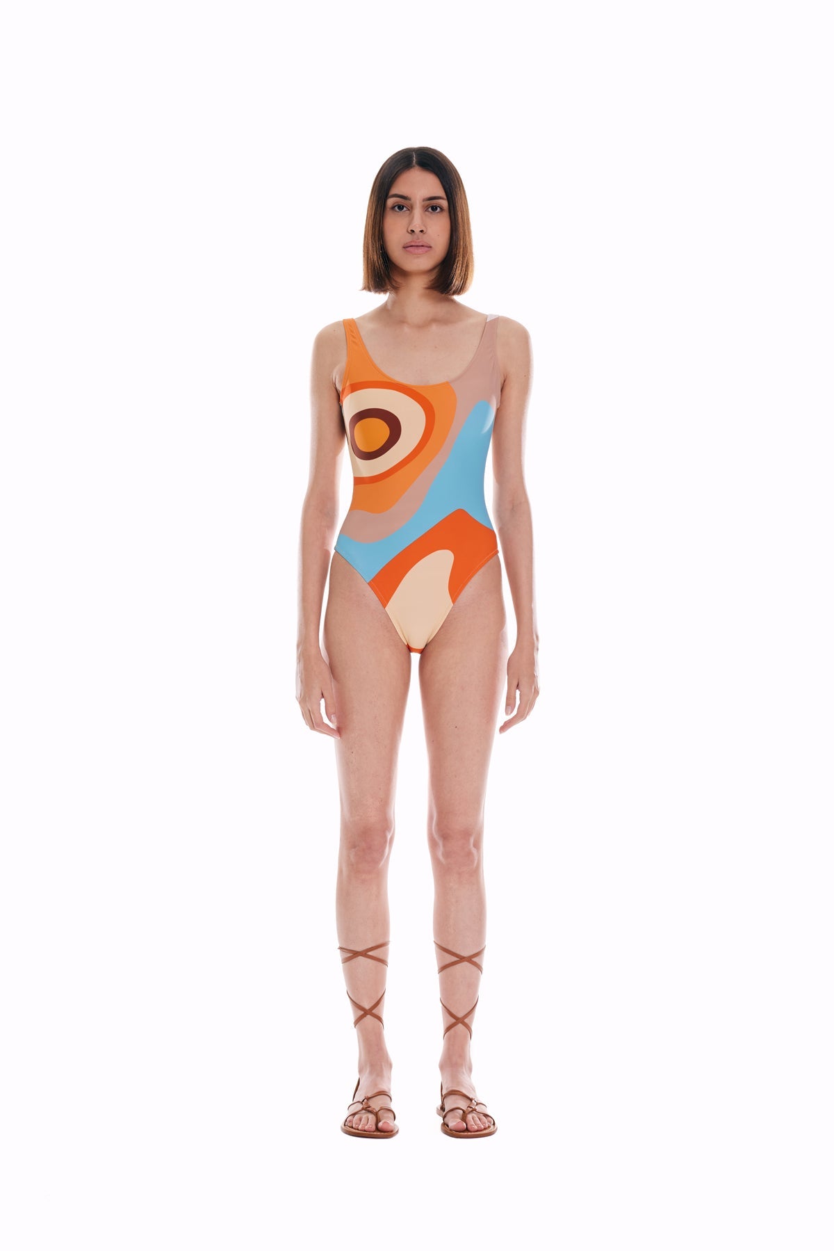 WAYT Mars Print Recycled Swimsuit