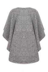 WAYT Cosmonaut Double Sided Faux Fur Poncho