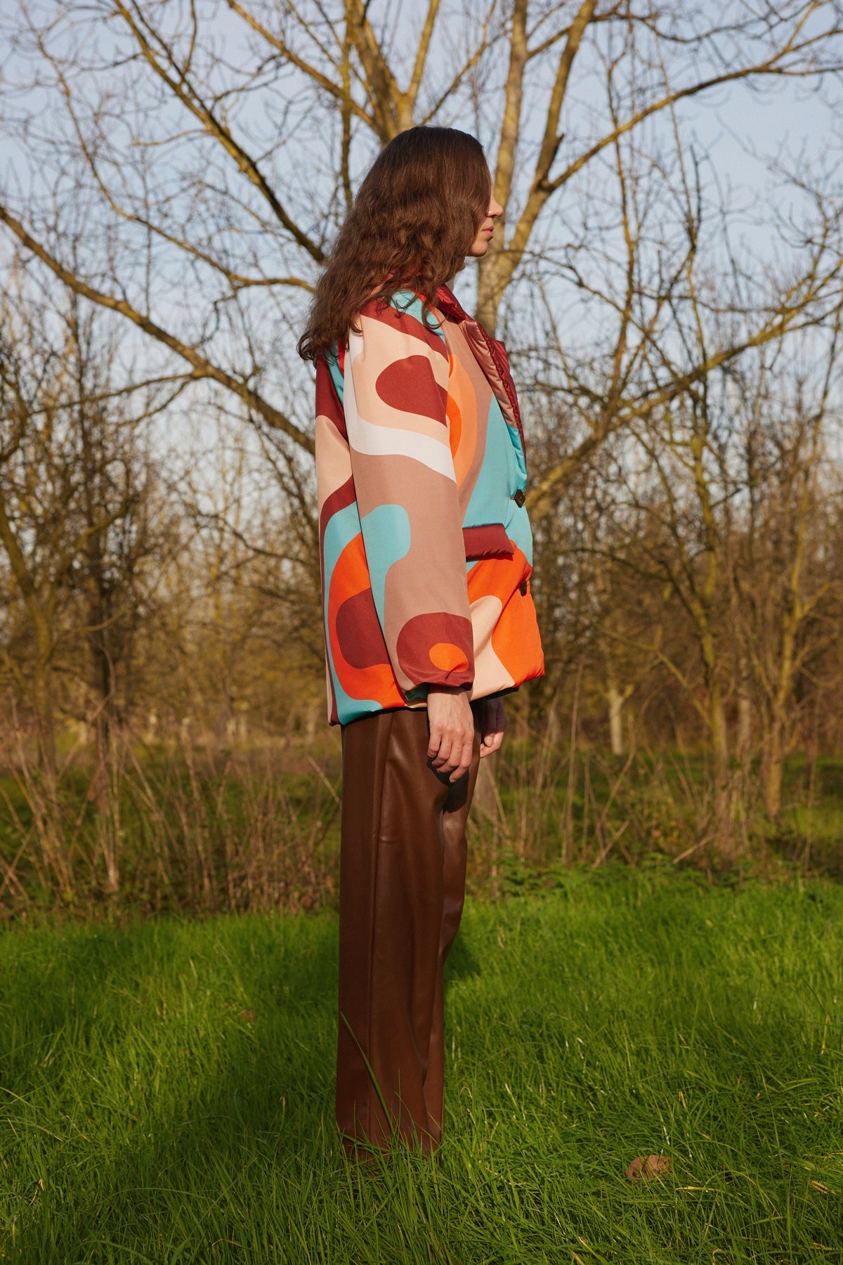 WAYT Mars Print Puffer Jacket