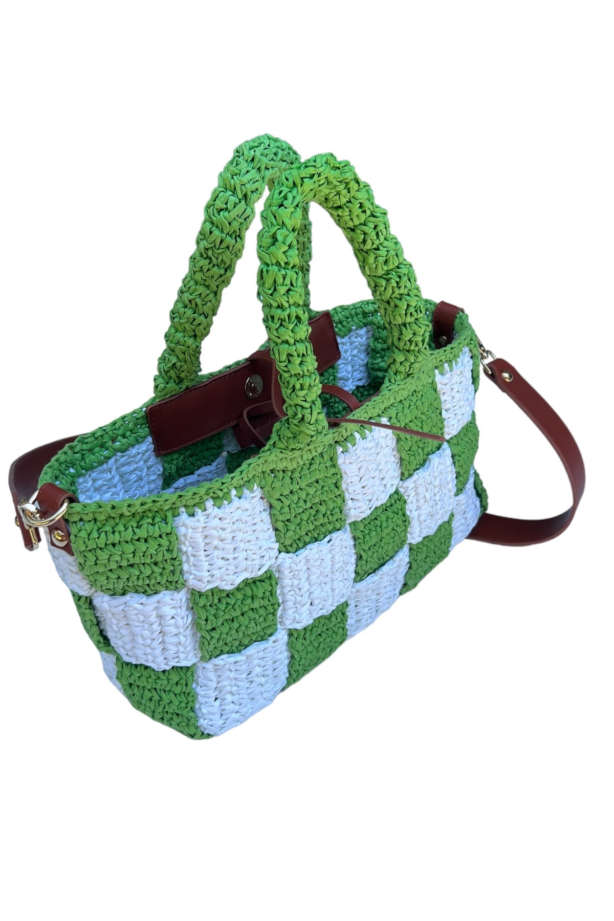 TUIME DAMA Bag White/Green