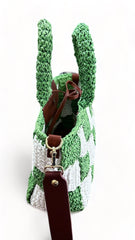 TUIME DAMA Bag White/Green