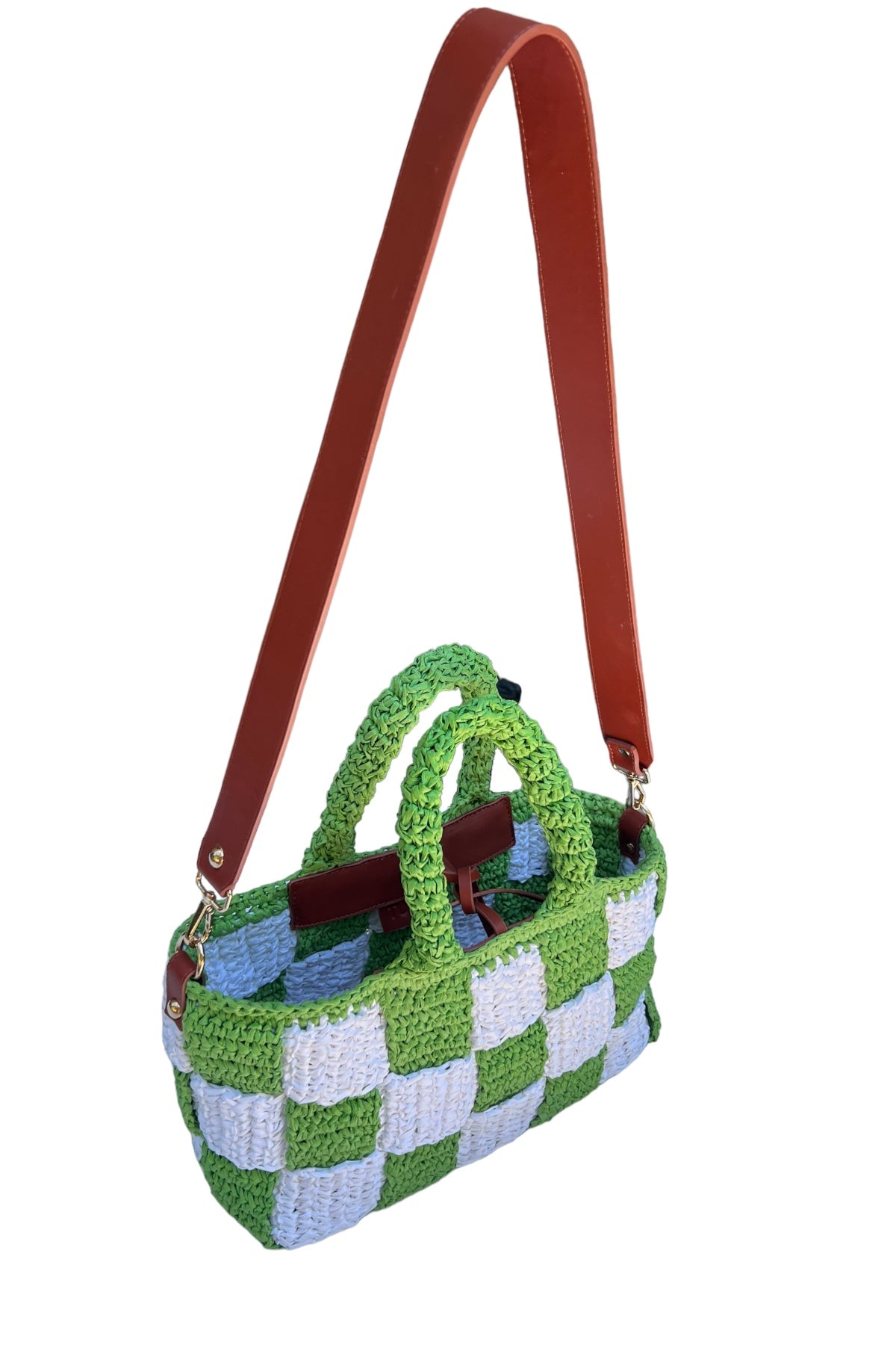 TUIME DAMA Bag White/Green