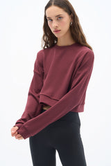 Wear Three Points Bordeaux Flow Modal Sweatshirt