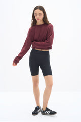 Wear Three Points Bordeaux Flow Modal Sweatshirt