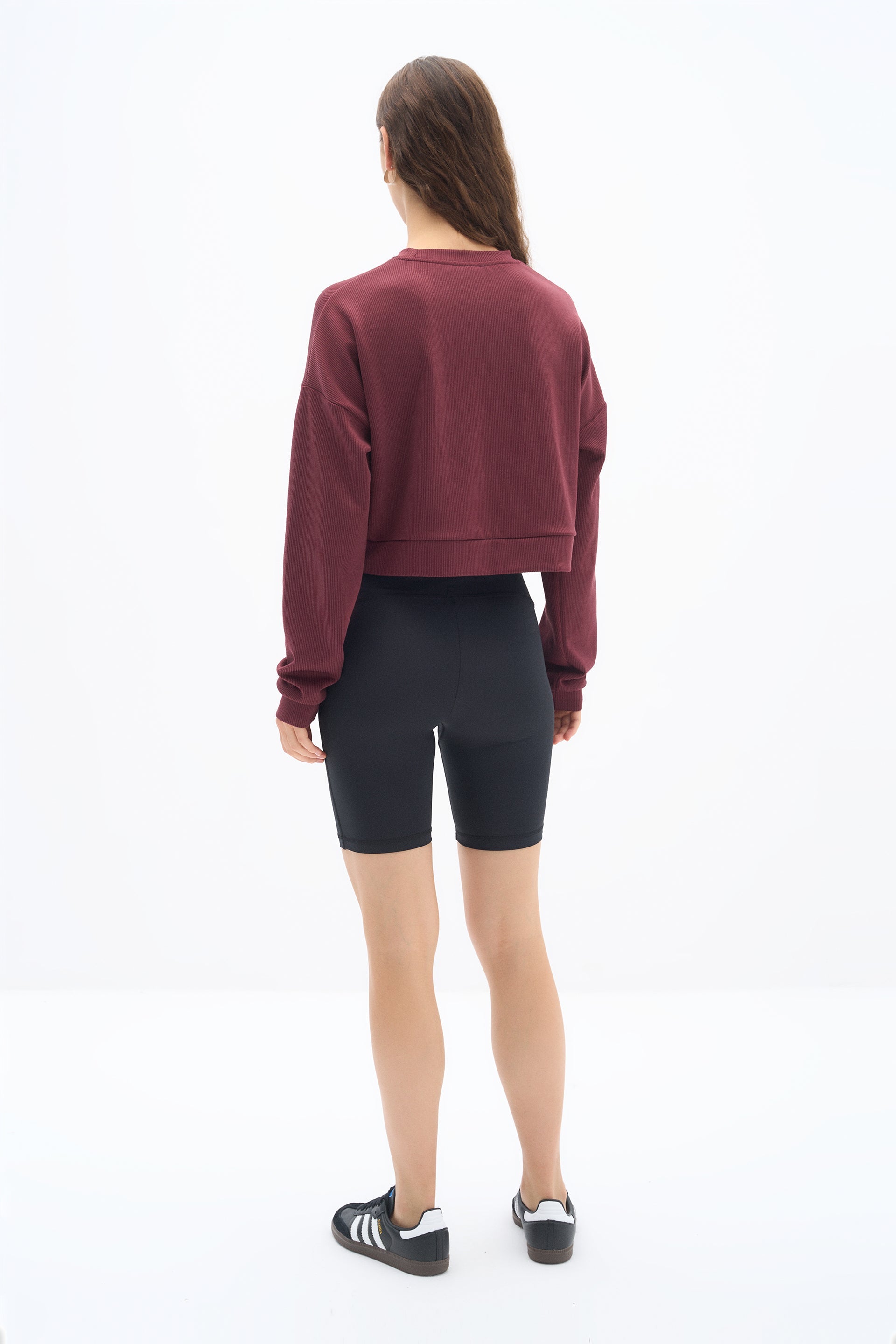 Wear Three Points Bordeaux Flow Modal Sweatshirt