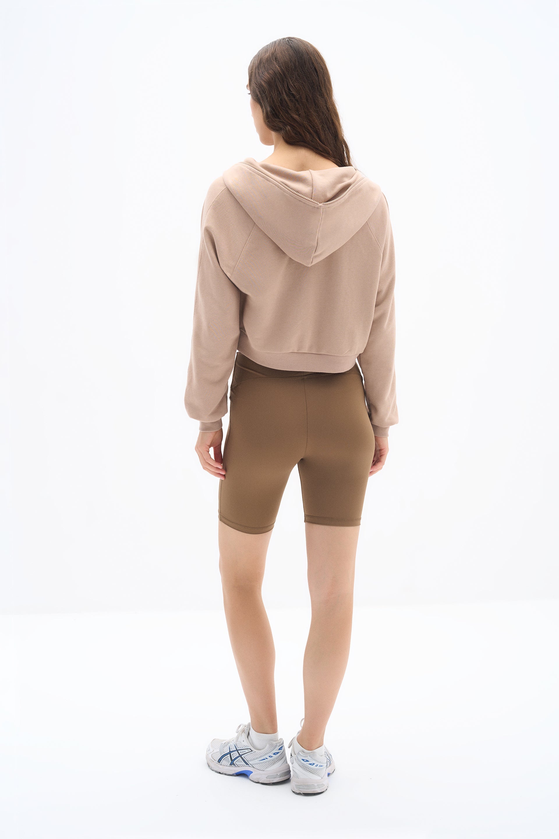 Wear Three Points Taş Rengi Zipper Sweatshirt