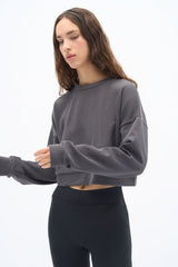 Wear Three Points Anthracite Flow Modal Sweatshirt