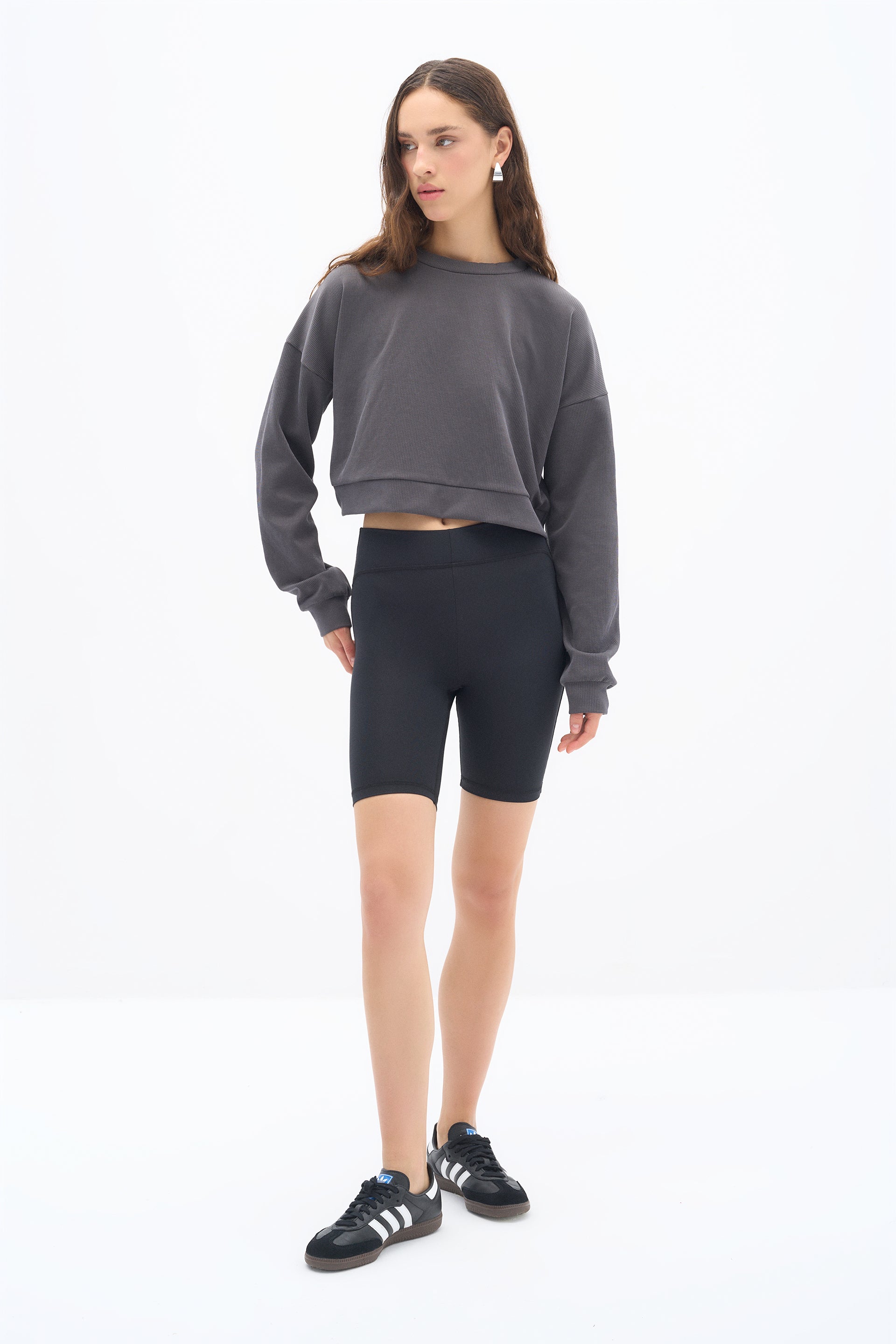 Wear Three Points Anthracite Flow Modal Sweatshirt