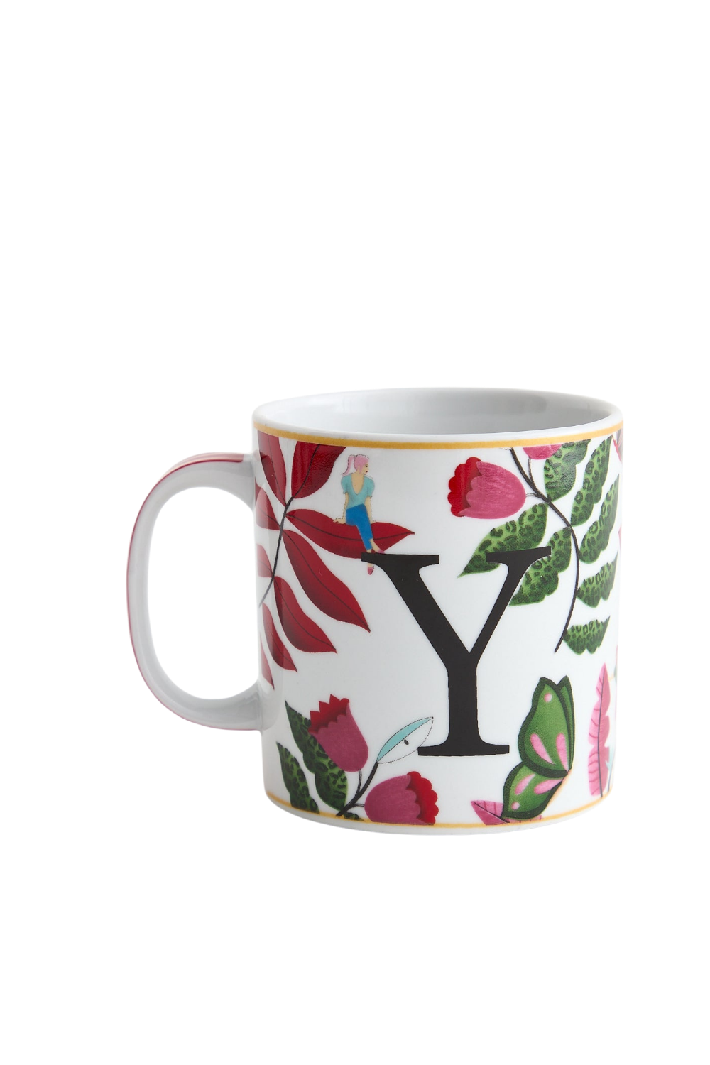 Dellel Deri Letter Y Mug