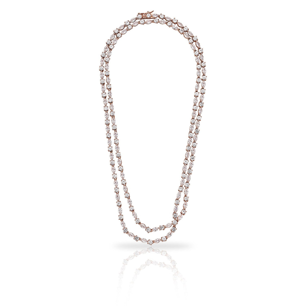 SooSilkyGems LONG DROPS NECKLACE