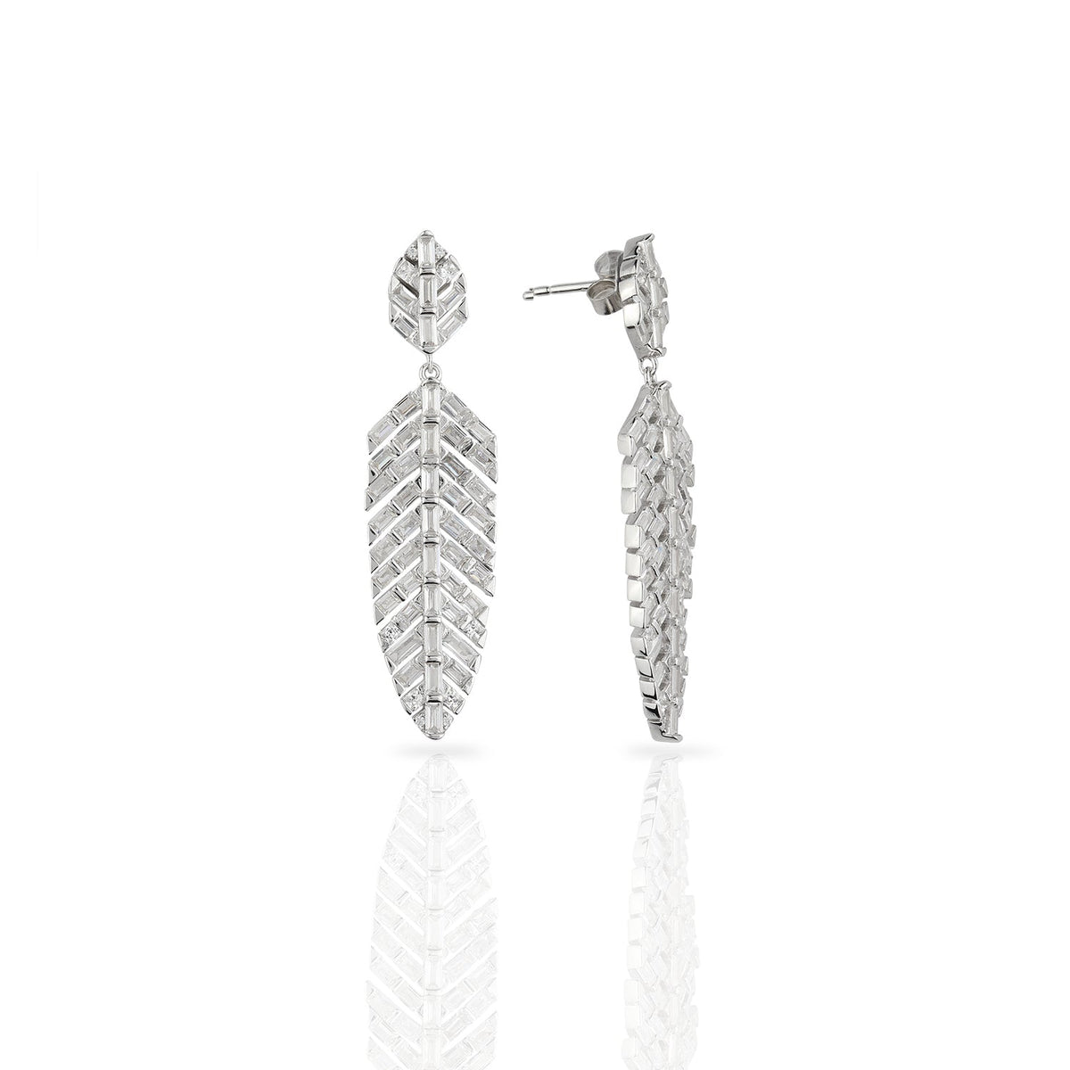 SooSilkyGems LEAVES EARRINGS