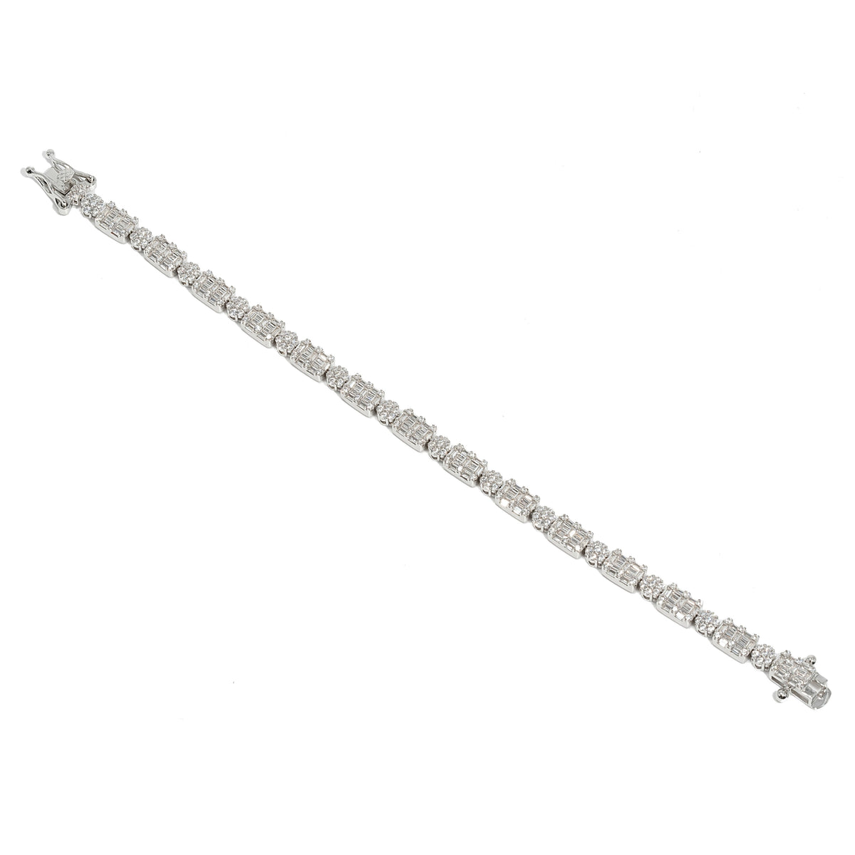 SooSilkyGems INVISIBLE STONES TENNIS BRACELET