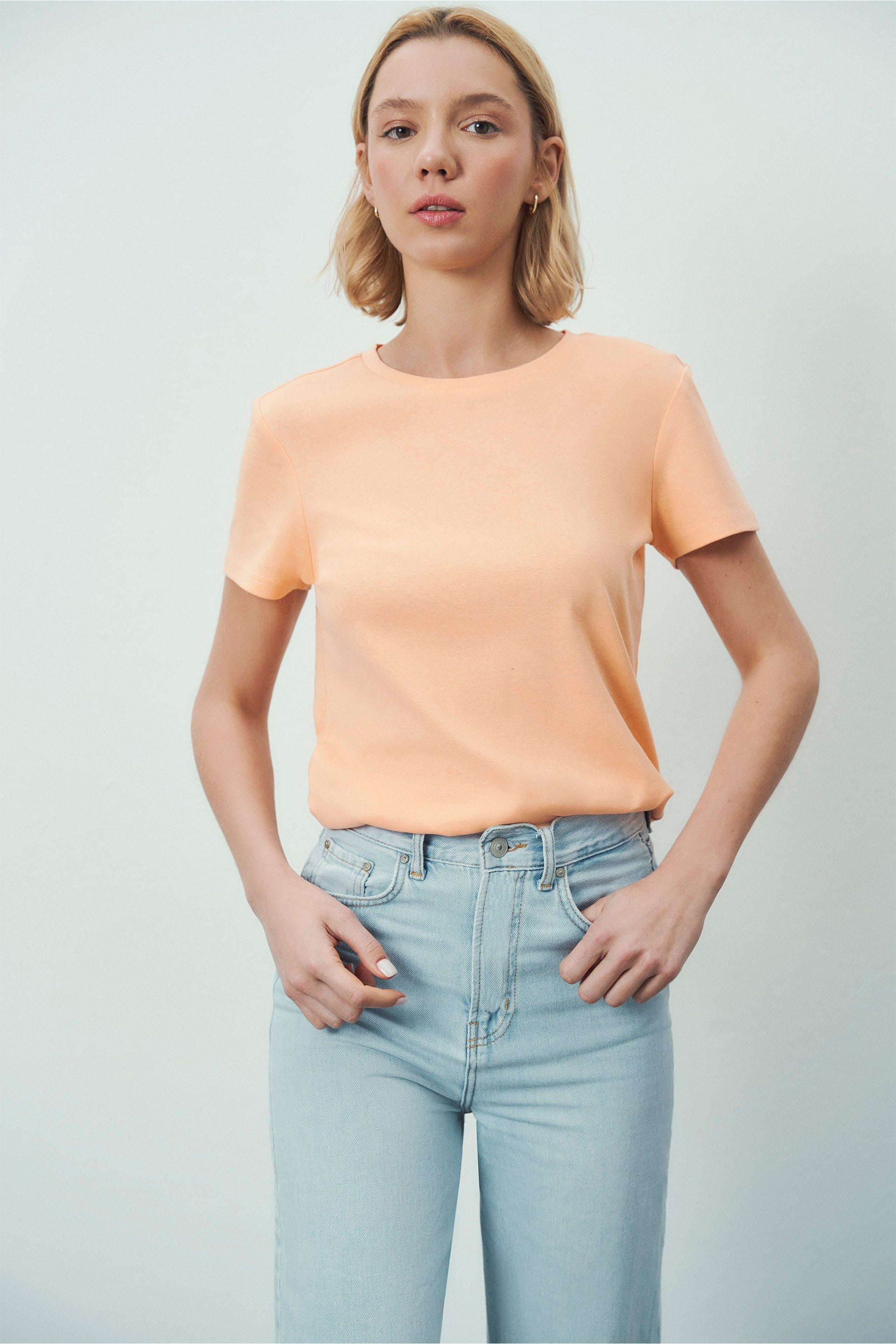 Wear Three Points Sense Salmon T-Shirt