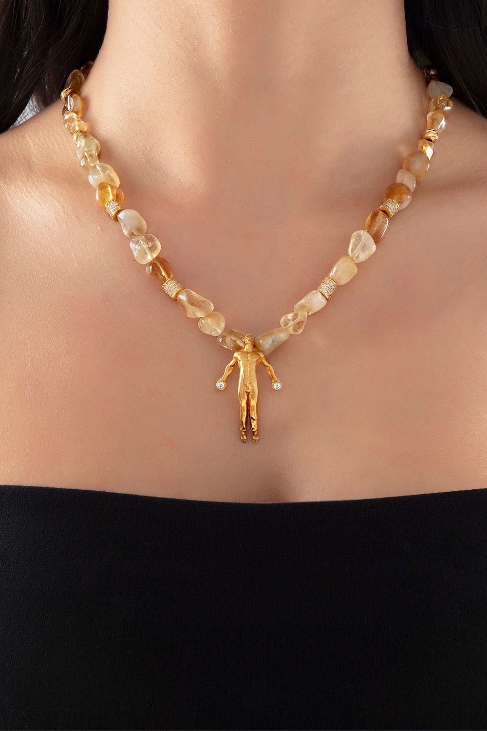 Pia Yuli High Jewelry Sitrin Bereket Kolye