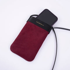 Atelier Galin Mila Phone Bag - Koyu Kırmızı
